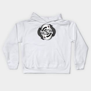 Spiral Skull Kids Hoodie